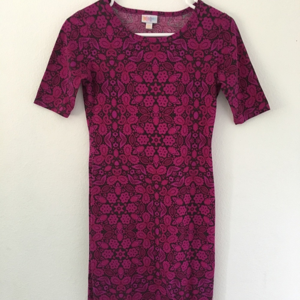 LuLa Roe XXS Pink/Purple Women’s Dress.